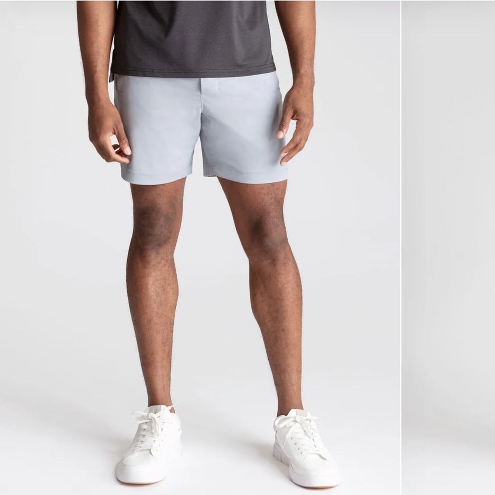 Birddogs Khaki Shorts with Built-in Liner in Gray